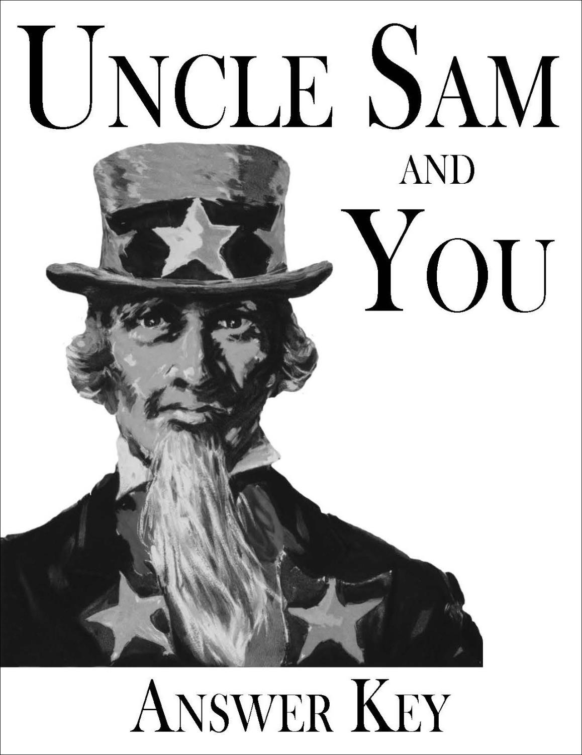 Uncle Sam and You Answer Key